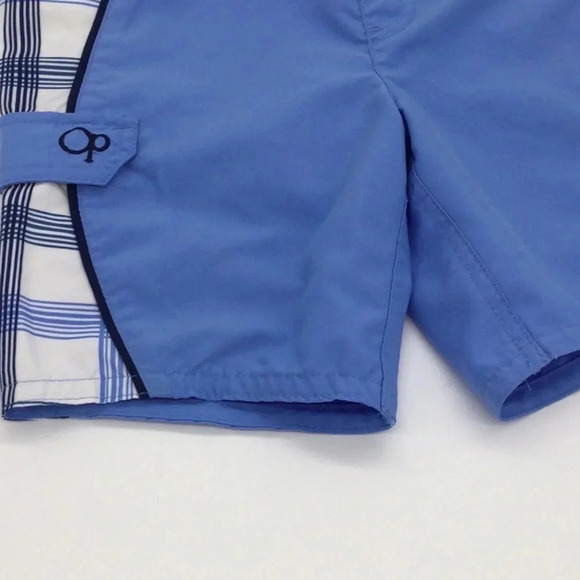 OP Boys Swim Trunks Carolina Blue with pocket size 3T - Picture 3 of 5
